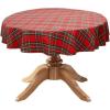 COTTON CRAFT Countryside Classic Gingham Buffalo Check Plaid Tablecloth- Premium Cotton- Halloween Harvest Autumn Fall Thanksgiving Holiday Christmas Xmas Dining Celebration Festive Party – 60×120 Red(Red Green Multi Plaid)