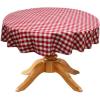 COTTON CRAFT Countryside Classic Gingham Buffalo Check Plaid Tablecloth- Premium Cotton- Halloween Harvest Autumn Fall Thanksgiving Holiday Christmas Xmas Dining Celebration Festive Party – 60×120 Red(Red and White)