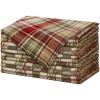 COTTON CRAFT Harvest Plaid Cloth Napkin – Set of 12 Pure Cotton Dinner Napkins – Everyday Fall Halloween Thanksgiving Holiday Party Table Napkin Gift – Reusable Napkin – 17×17 – Rust Orange Multi(Burgundy Green Ivory)