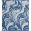 COTTON CRAFT Oversized Extra Wide XL Beach Blanket Towel for Two – 58×68-100% Cotton Velour – Big & Huge – Pool Picnic Bath Jacquard Thick Plush Super Soft Luxury – 450 GSM – Summer Trellis Pool Blue(Surf Blue)