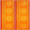 COTTON CRAFT Oversized XL Beach Towel 39 x 68-2 Pack – 100% Cotton Velour – Big & Huge – Pool Picnic Bath Towels – Jacquard Terry Thick Plush Super Soft Luxury – 450 GSM – Blue Tiles(Sunshine Orange Yellow)