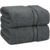 COTTON CRAFT Ultra Soft Bath Sheets – 2 Pack – 35 x 70 – Absorbent Quick Dry Everyday Luxury Hotel Bathroom Spa Gym Shower Beach Pool Travel Dorm -100% Ringspun Cotton – 580 GSM – Easy Care – Burgundy(Charcoal – Bath Sheet)