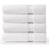 COTTON CRAFT Ultra Soft Washcloths – 12 Pack 100% Cotton Facecloths – Baby Wash Cloth Set – Absorbent Quick Dry Everyday Luxury Bathroom Kitchen Spa Gym Pool Dorm – Plush 580 GSM – 12×12 – Light Blue(White)