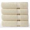 COTTON CRAFT Ultra Soft Washcloths – 12 Pack 100% Cotton Facecloths – Baby Wash Cloth Set – Absorbent Quick Dry Everyday Luxury Bathroom Kitchen Spa Gym Pool Dorm – Plush 580 GSM – 12×12 – Light Blue(Ivory)