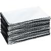 COTTON CRAFT White Dinner Napkins – Set of 12 Classic Pure Cotton Soft Cloth Napkins – Durable Washable Everyday Lunch Brunch Table Restaurant Wedding Party Gift Reusable Napkin – 17 x 17 inches(White Black)