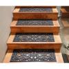 IRONGATE Stair Treads – 6 Pack Staircase Step Treads – Rubber Indoor Outdoor Non Slip Floor Mats – Rugged Sturdy Heavy Duty Skid Resistant Floor Tile Pool Garage Drainage Non Slip Stair Tread – 10×30(4 Pack)
