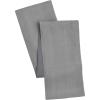 COTTON CRAFT Jute Table Runner – Extra Long 13×108 inches Jute Runner with Backing – Rustic Farmhouse Halloween Fall Thanksgiving Holiday Party Xmas Dining Kitchen Burlap Tablerunner – Charcoal Grey(Charcoal)