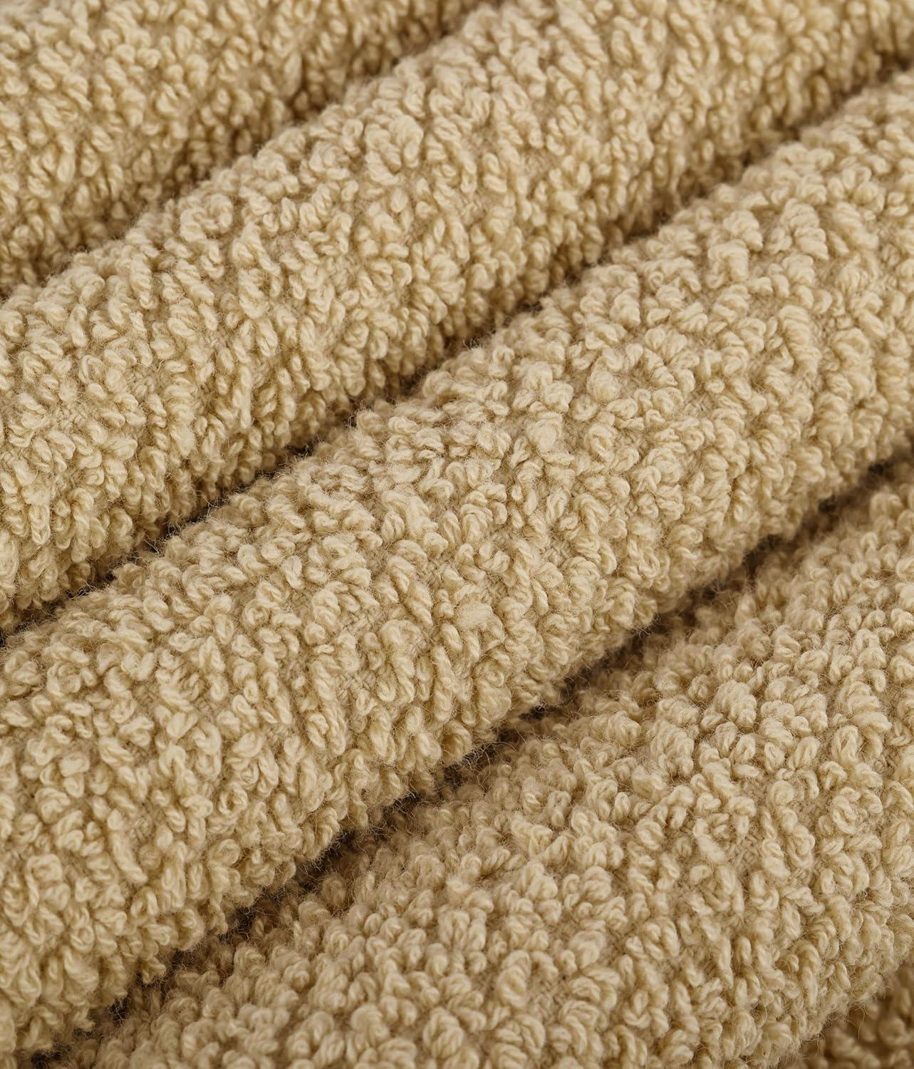 imageCOTTON CRAFT Popcorn Towel Set Luxurious 10 Piece Towel Set 100 Cotton Soft Absorbent 600 GSM Bathroom Towels 2 Large Bath Towel 4 Hand Towel 4 Wash Cloth Hotel Spa Shower Pool Dorm WhiteLinen