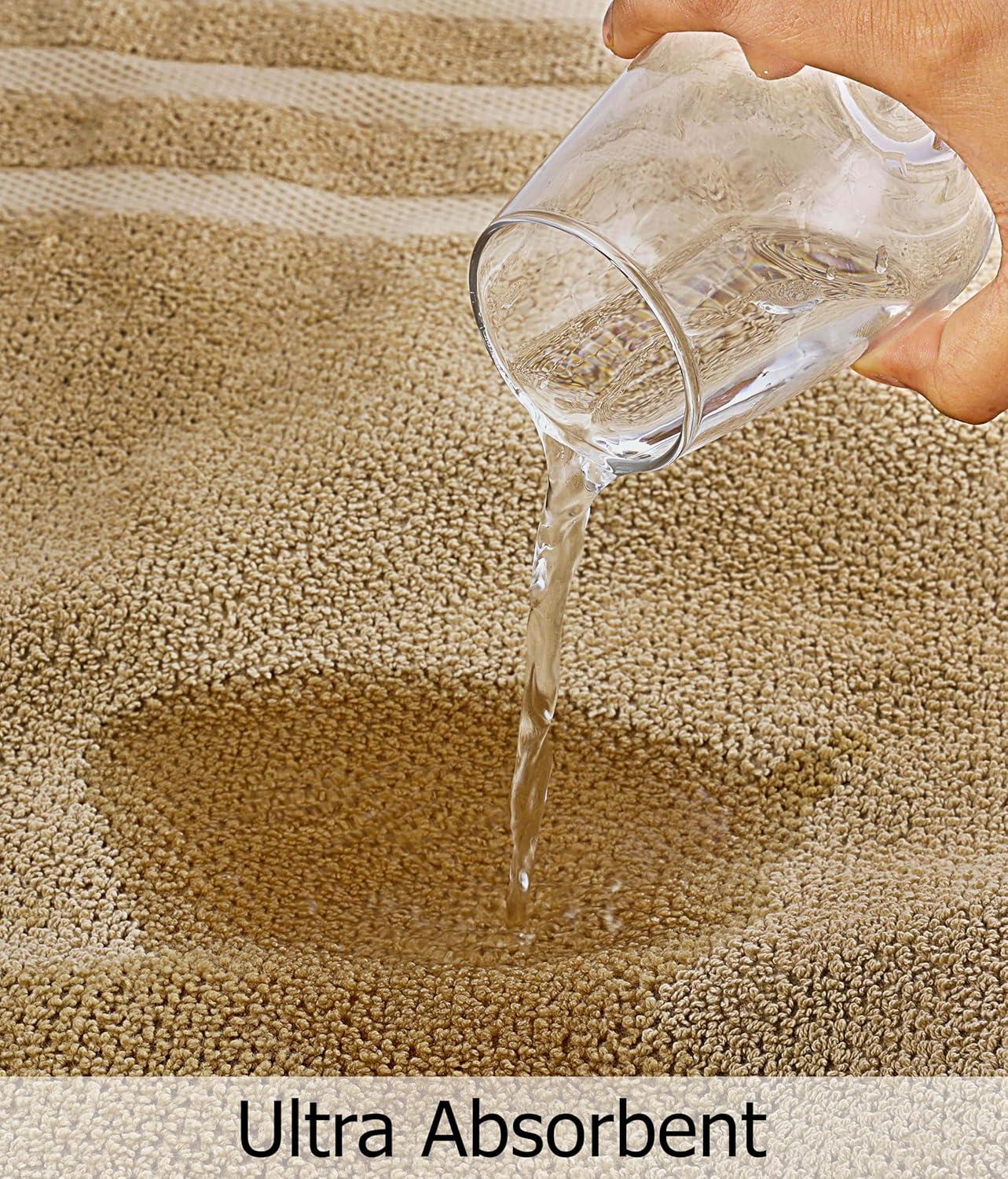 imageCOTTON CRAFT Popcorn Towel Set Luxurious 10 Piece Towel Set 100 Cotton Soft Absorbent 600 GSM Bathroom Towels 2 Large Bath Towel 4 Hand Towel 4 Wash Cloth Hotel Spa Shower Pool Dorm WhiteLinen