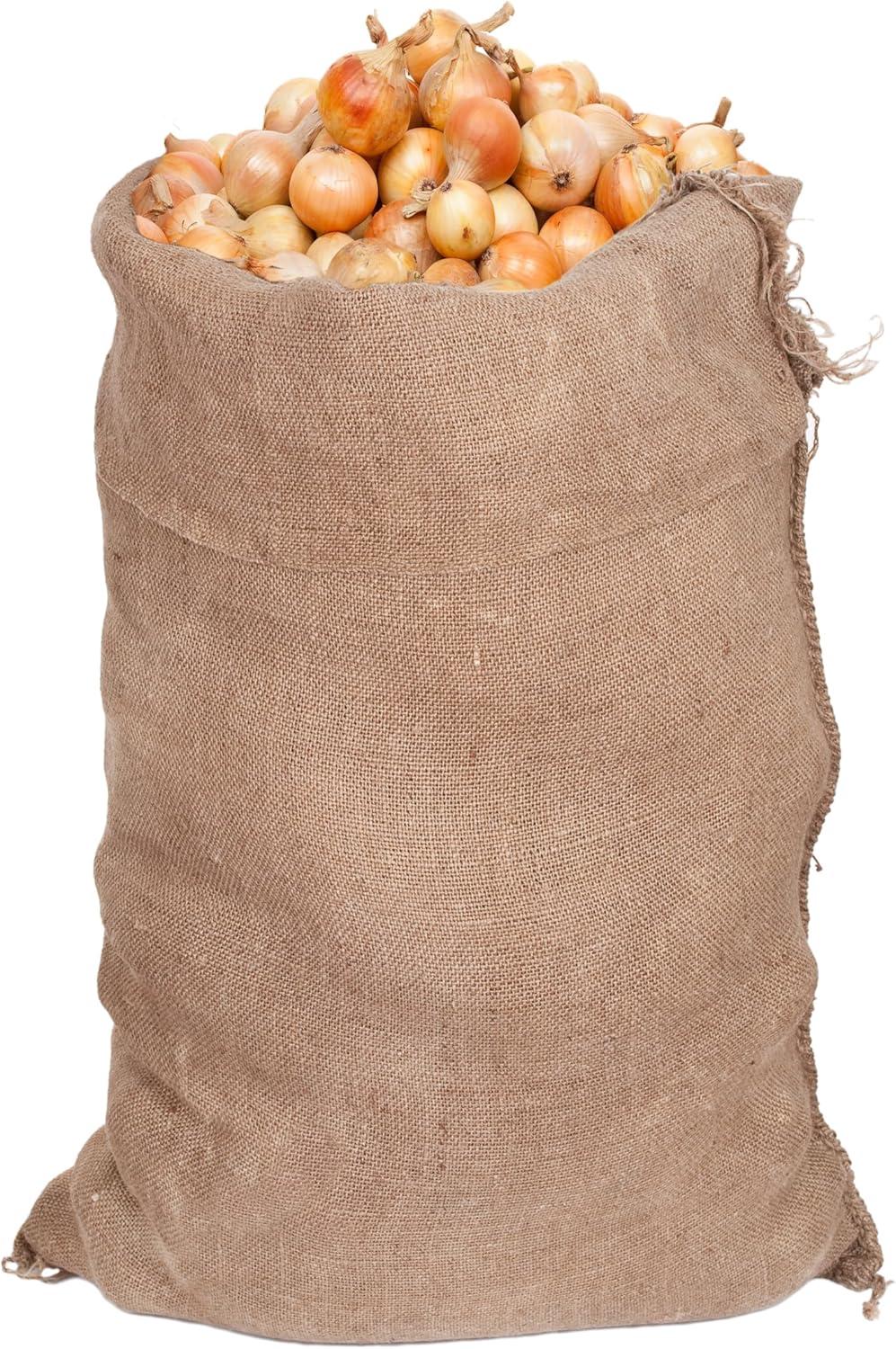 imageCOTTON CRAFT Potato Sack Race Bags Jute Burlap Sacks for Kids and Adults Playground Fitness Outdoor Fun Games Birthday Picnic Easter Jumping Bag Garden Toys Storage Santa Sacks 24x396 Pack 24x39