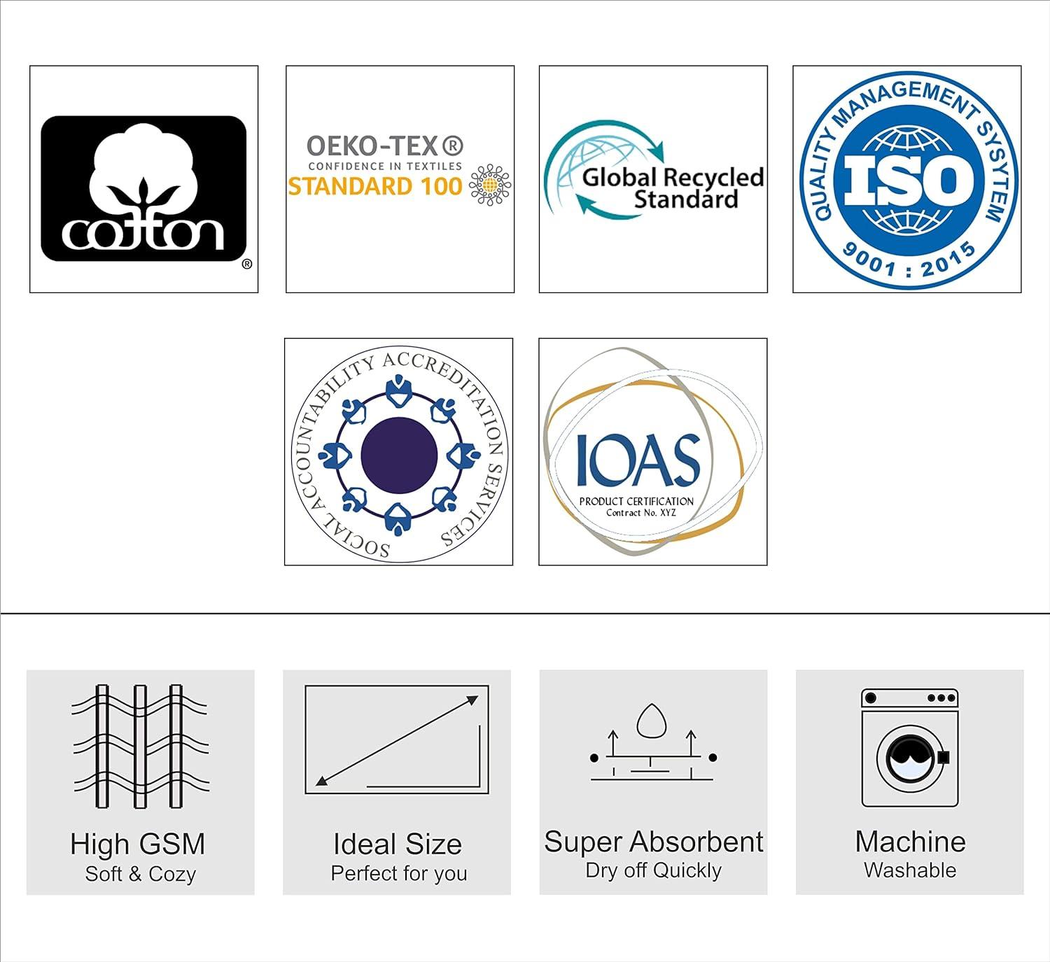 imageCOTTON CRAFT Amazing Kitchen Towel 8 Pack Reusable Terry Towel 100 Cotton European Waffle Pantry Bar Cleaning Cloth Quick Dry Low Lint Soft Absorbent Dish Towel Large Oversized 20x30 RedRed White