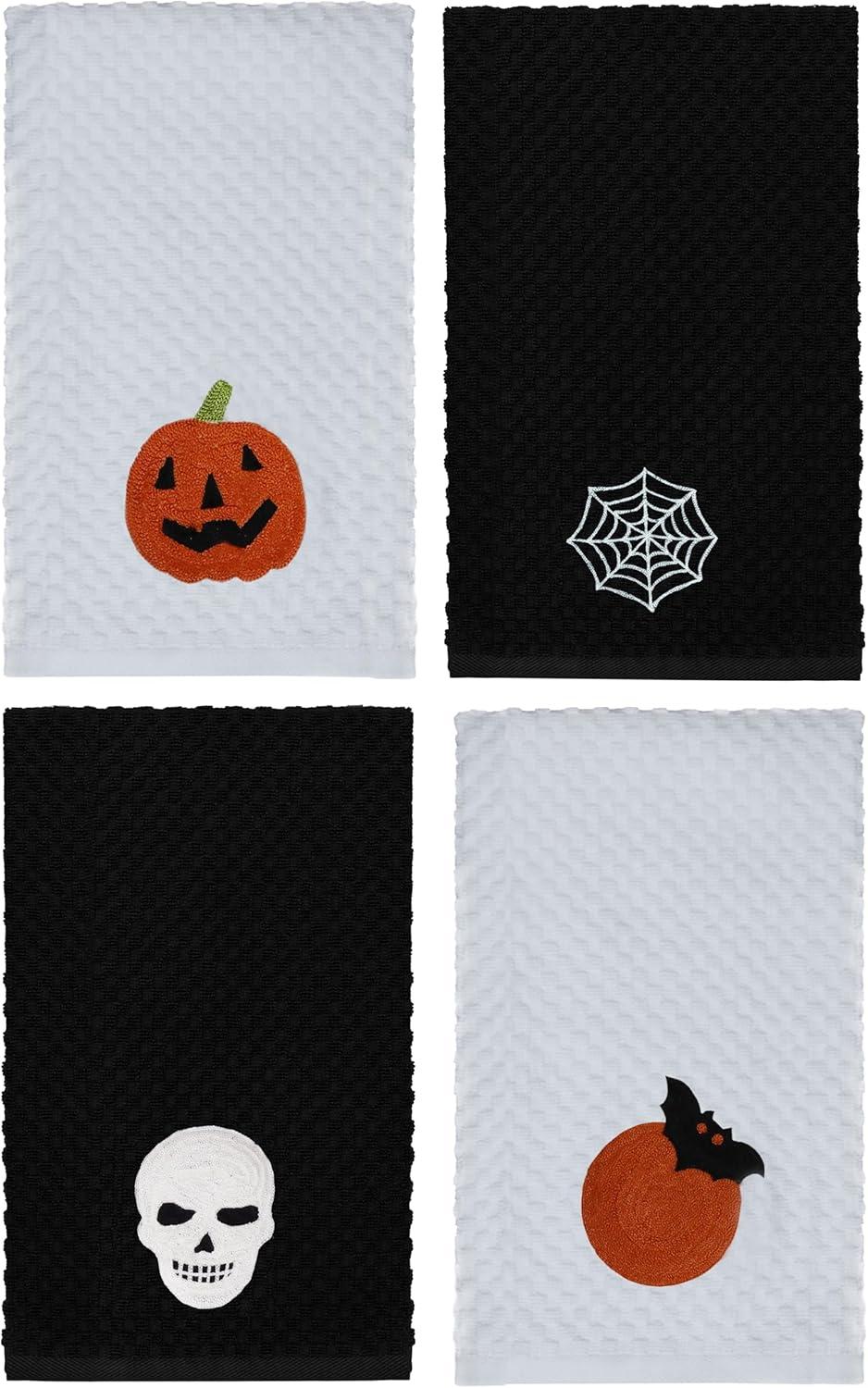 imageCOTTON CRAFT Amazing Kitchen Towel 8 Pack Reusable Terry Towel 100 Cotton European Waffle Pantry Bar Cleaning Cloth Quick Dry Low Lint Soft Absorbent Dish Towel Large Oversized 20x30 RedBlack