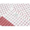 COTTON CRAFT Amazing Kitchen Towel – 8 Pack Reusable Terry Towel – 100% Cotton European Waffle – Pantry Bar Cleaning Cloth – Quick Dry Low Lint Soft Absorbent Dish Towel – Large Oversized 20×30 – Red(Red White)