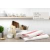 COTTON CRAFT Amazing Kitchen Towel – 8 Pack Reusable Terry Towel – 100% Cotton European Waffle – Pantry Bar Cleaning Cloth – Quick Dry Low Lint Soft Absorbent Dish Towel – Large Oversized 20×30 – Red(Red White)