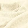 COTTON CRAFT Soft Cotton Thermal Blanket – Plush Herringbone Twill – All Season Luxurious Breathable Skin Friendly Lightweight Cooling Throw Blanket – Sofa Couch Travel Camping Dorm – Full Queen Ivory(Ivory)