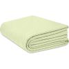 COTTON CRAFT Soft Cotton Thermal Blanket – Plush Herringbone Twill – All Season Luxurious Breathable Skin Friendly Lightweight Cooling Throw Blanket – Sofa Couch Travel Camping Dorm – Full Queen Ivory(Sage)