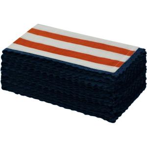 COTTON CRAFT Moroccan Tile Cloth Napkin – Set of 12 Pure Cotton Everyday Spring Summer Party Holiday Dinner Napkin – Soft Washable Reusable Napkin -Bonus Gift Bag –Oversized 20×20 – Multicolor Brights(Lace – Orange)