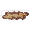 COTTON CRAFT Camille Handmade Beaded Table Runner – Halloween Harvest Autumn Fall Thanksgiving Holiday Christmas Xmas Celebration Festive Party Tabletop Décor Tablerunner – 13×36 – Jewel Multi
