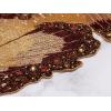 COTTON CRAFT Camille Handmade Beaded Table Runner – Halloween Harvest Autumn Fall Thanksgiving Holiday Christmas Xmas Celebration Festive Party Tabletop Décor Tablerunner – 13×36 – Jewel Multi