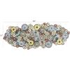 COTTON CRAFT Floral Handmade Beaded Table Runner – Halloween Harvest Autumn Fall Thanksgiving Holiday Christmas Xmas Celebration Festive Party Tabletop Décor Tablerunner – 13×36 – Multi