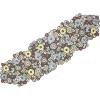 COTTON CRAFT Floral Handmade Beaded Table Runner – Halloween Harvest Autumn Fall Thanksgiving Holiday Christmas Xmas Celebration Festive Party Tabletop Décor Tablerunner – 13×36 – Multi