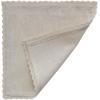 COTTON CRAFT Flax Linen Cloth Napkins with Lace – Set of 12 Lunch Dinner Napkins – Elegant Everyday Fall Harvest Thanksgiving Holiday Table Napkin – Washable Reusable Napkin – Oversized 20×20- Natural(Cocktail Napkin Natural – 10×10)
