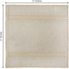 COTTON CRAFT Flax Linen Cloth Napkins with Lace – Set of 12 Lunch Dinner Napkins – Elegant Everyday Fall Harvest Thanksgiving Holiday Table Napkin – Washable Reusable Napkin – Oversized 20×20- Natural(Natural – 17×17)