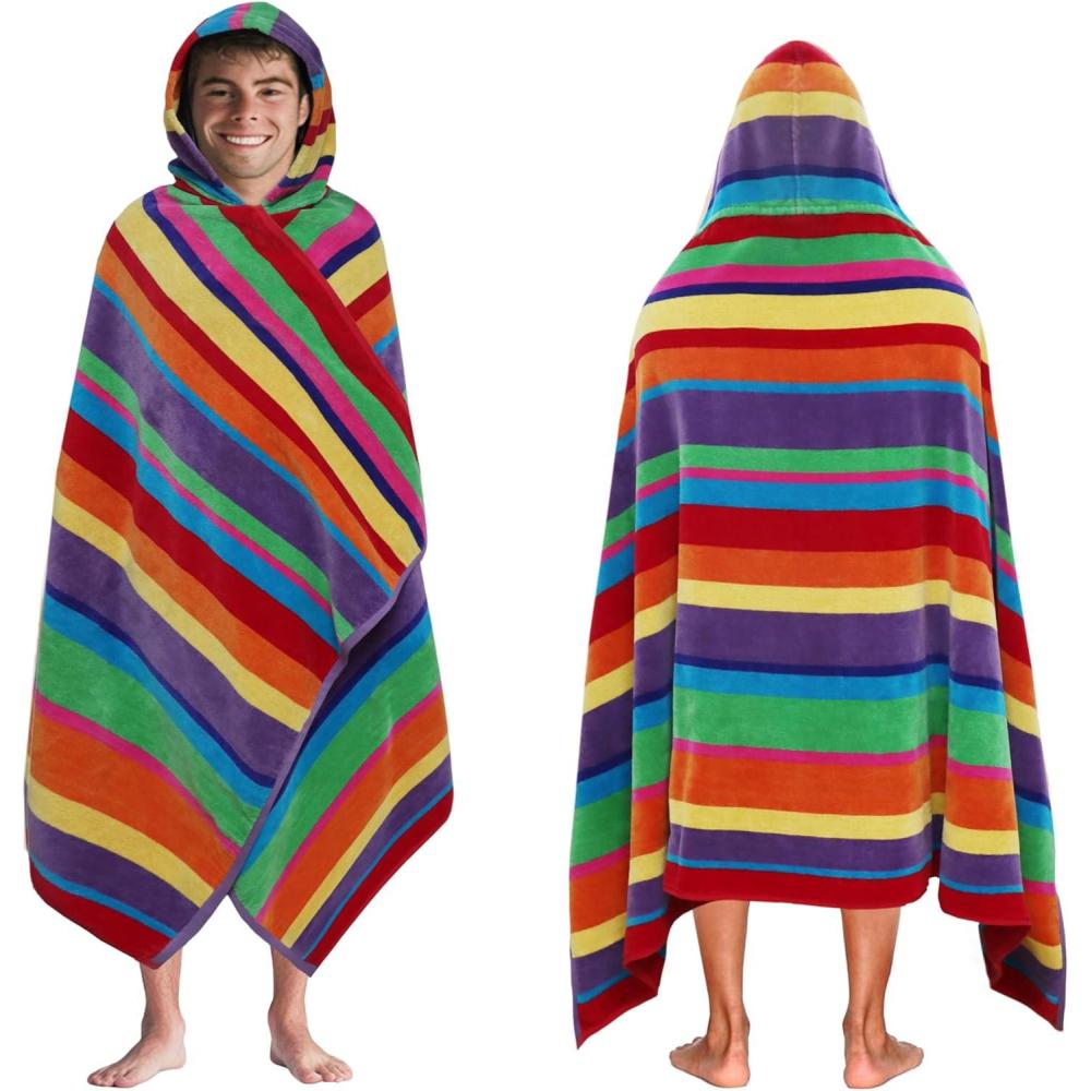 image:imageCOTTON CRAFT Oversized Beach Towels  2 Pack XXL 35x84  The Big Kahuna 7 Foot Extra Large Beach Blanket Towel  Big amp Tall  100 Cotton Jacquard Velour Soft Luxury Towel  Pool Bath  Blue TilesSummer of Siam