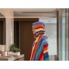 COTTON CRAFT Oversized Beach Towels – 2 Pack XXL 35×84 – The Big Kahuna 7 Foot Extra Large Beach Blanket Towel – Big & Tall – 100% Cotton Jacquard Velour Soft Luxury Towel – Pool Bath – Blue Tiles(Summer of Siam)