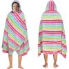 COTTON CRAFT Oversized Beach Towels – 2 Pack XXL 35×84 – The Big Kahuna 7 Foot Extra Large Beach Blanket Towel – Big & Tall – 100% Cotton Jacquard Velour Soft Luxury Towel – Pool Bath – Blue Tiles(Cabana Stripe – Pink Multi)