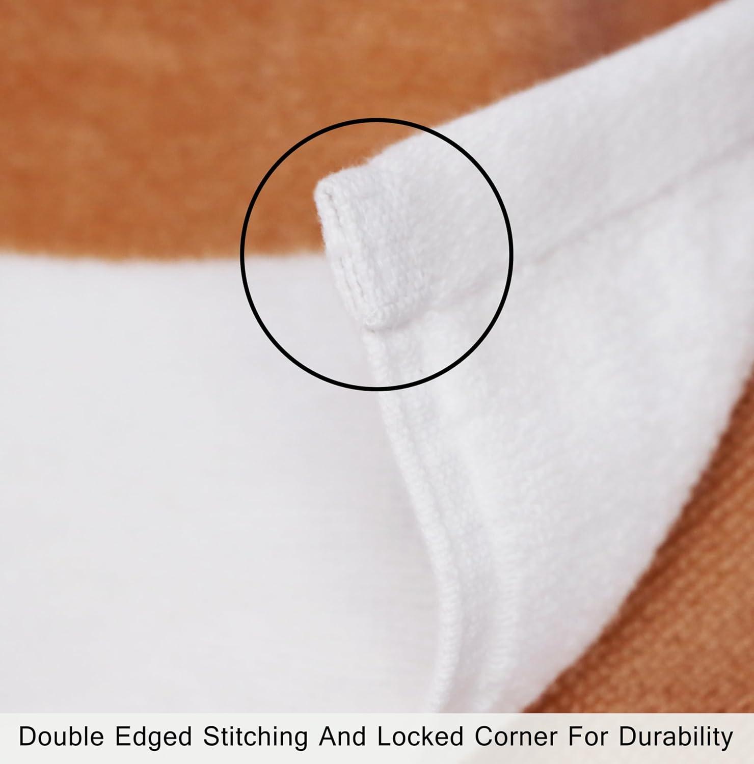 image:imageCOTTON CRAFT Large Beach Towel 4 Pack 100 Cotton Velour Jacquard Pool Picnic Bath Travel Beach Towel Plush Super Soft Absorbent Quick Dry Luxury 450 GSM 32x63 Multi ColorCabana Stripe Linen