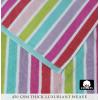 COTTON CRAFT Large Beach Towel – 4 Pack 100% Cotton Velour Jacquard – Pool Picnic Bath Travel Beach Towel – Plush Super Soft Absorbent Quick Dry Luxury – 450 GSM – 32×63 – Multi Color(Cabana Stripe – Pink Multi)