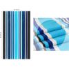 COTTON CRAFT Large Beach Towel – 4 Pack 100% Cotton Velour Jacquard – Pool Picnic Bath Travel Beach Towel – Plush Super Soft Absorbent Quick Dry Luxury – 450 GSM – 32×63 – Multi Color(Cancun Blue Multi)
