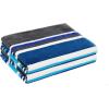 COTTON CRAFT Large Beach Towel – 4 Pack 100% Cotton Velour Jacquard – Pool Picnic Bath Travel Beach Towel – Plush Super Soft Absorbent Quick Dry Luxury – 450 GSM – 32×63 – Multi Color(Cancun Blue Multi)