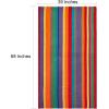 COTTON CRAFT Large Beach Towel – 4 Pack 100% Cotton Velour Jacquard – Pool Picnic Bath Travel Beach Towel – Plush Super Soft Absorbent Quick Dry Luxury – 450 GSM – 32×63 – Multi Color(Summer of Siam)