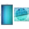 COTTON CRAFT Large Beach Towel – 4 Pack 100% Cotton Velour Jacquard – Pool Picnic Bath Travel Beach Towel – Plush Super Soft Absorbent Quick Dry Luxury – 450 GSM – 32×63 – Multi Color(Blue Tiles)
