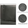 COTTON CRAFT Premium 400 Thread Count Super Soft Cotton Deep Pocket Sheet Set, Queen, Grey(Grey)