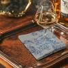 COTTON CRAFT Cloth Napkins – Set of 12-100% Cotton Reusable Country French Toile Dinner Napkin – Everyday Spring Summer Fall Christmas Holiday Party Gift – Soft Absorbent Serviette -18×18 – Blue(Blue)