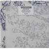 COTTON CRAFT Cloth Napkins – Set of 12-100% Cotton Reusable Country French Toile Dinner Napkin – Everyday Spring Summer Fall Christmas Holiday Party Gift – Soft Absorbent Serviette -18×18 – Blue(Navy)
