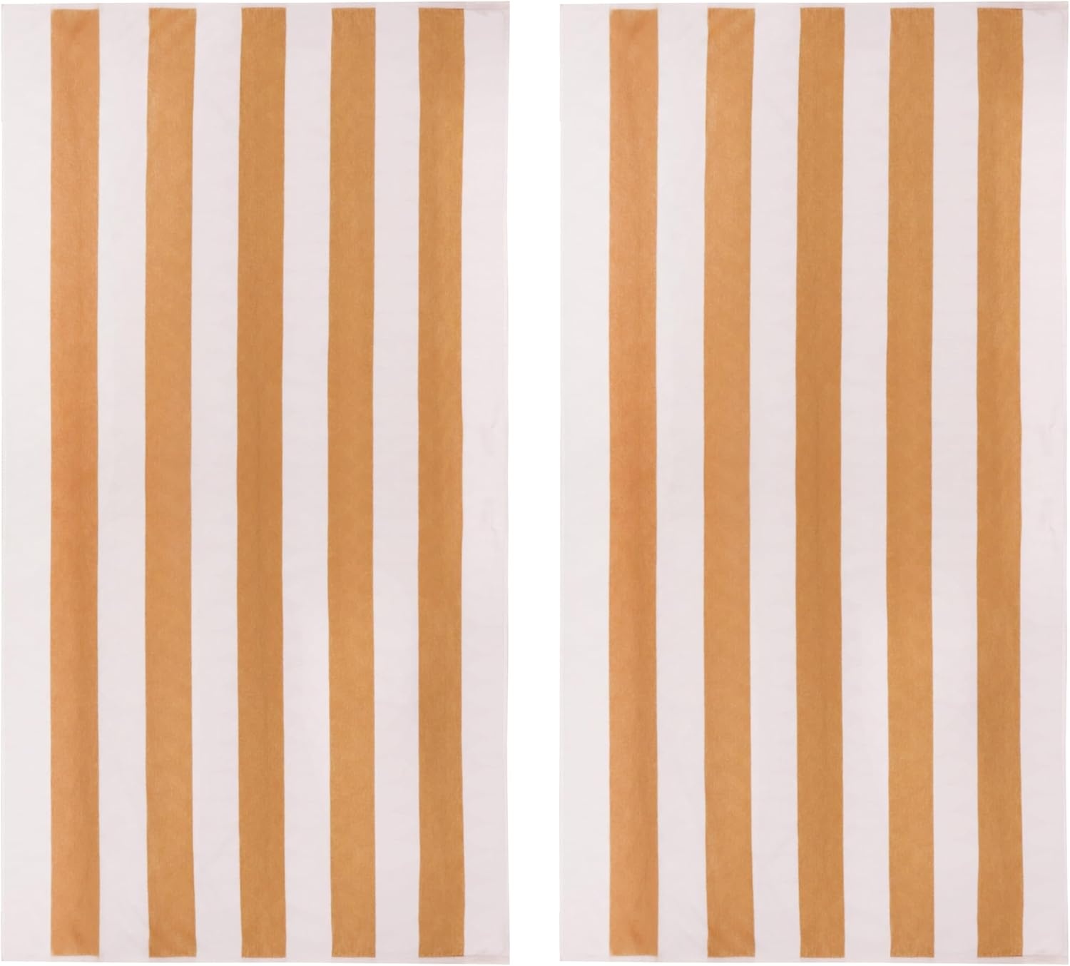 image:imageCOTTON CRAFT Oversized Beach Towel 2 Pack 35 x 70 inches XL Beach Towel 100 Cotton Velour Big amp Huge Thick Plush 450 GSM Super Soft Luxury Towel Pool Picnic Bath Cabana Stripe NavyLinen White