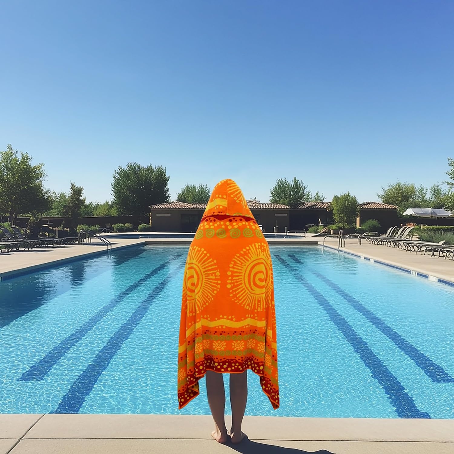 image:imageCOTTON CRAFT Oversized Beach Towel 2 Pack 35 x 70 inches XL Beach Towel 100 Cotton Velour Big amp Huge Thick Plush 450 GSM Super Soft Luxury Towel Pool Picnic Bath Cabana Stripe NavySunshine Orange Yellow