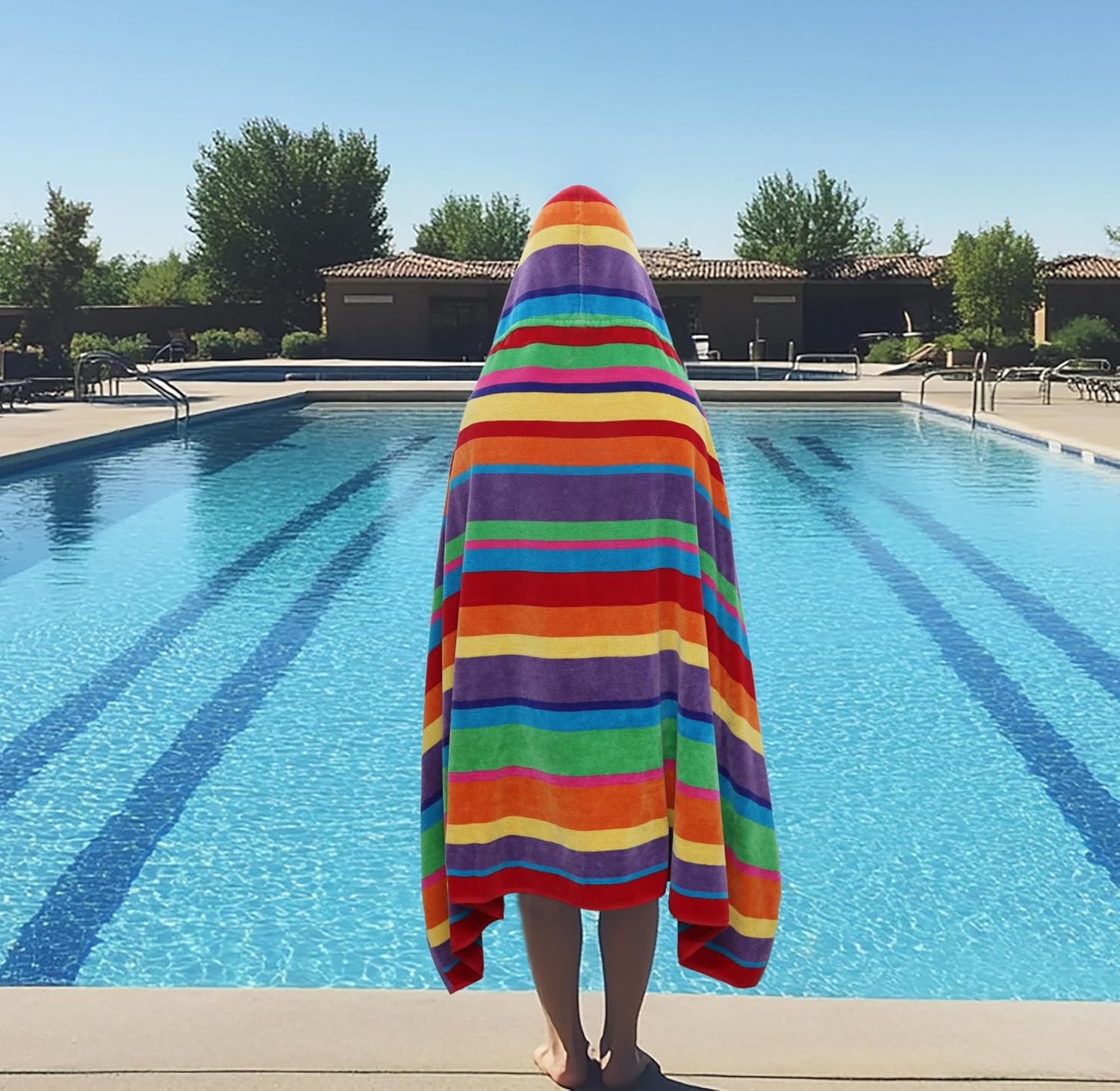 image:imageCOTTON CRAFT Oversized Beach Towel 2 Pack 35 x 70 inches XL Beach Towel 100 Cotton Velour Big amp Huge Thick Plush 450 GSM Super Soft Luxury Towel Pool Picnic Bath Cabana Stripe NavySummer of Siam