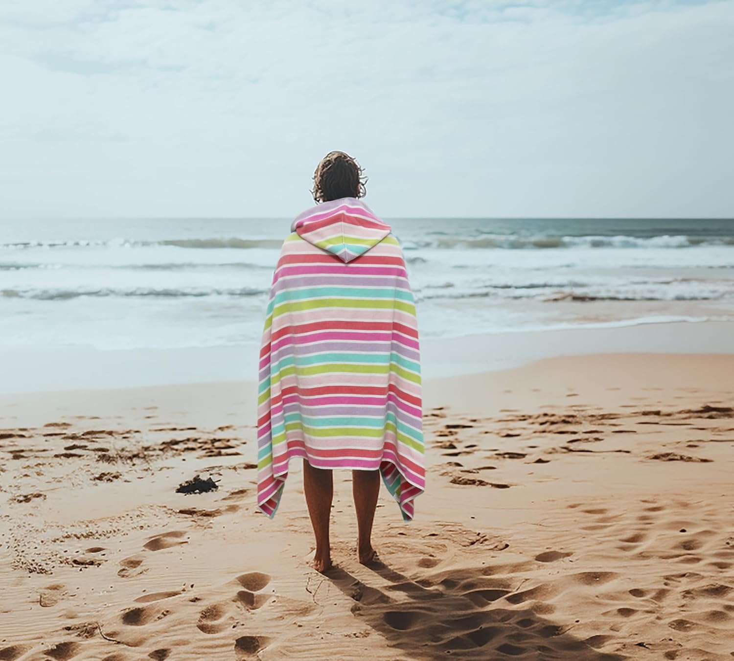 image:imageCOTTON CRAFT Oversized Beach Towel 2 Pack 35 x 70 inches XL Beach Towel 100 Cotton Velour Big amp Huge Thick Plush 450 GSM Super Soft Luxury Towel Pool Picnic Bath Cabana Stripe NavyPink Multi