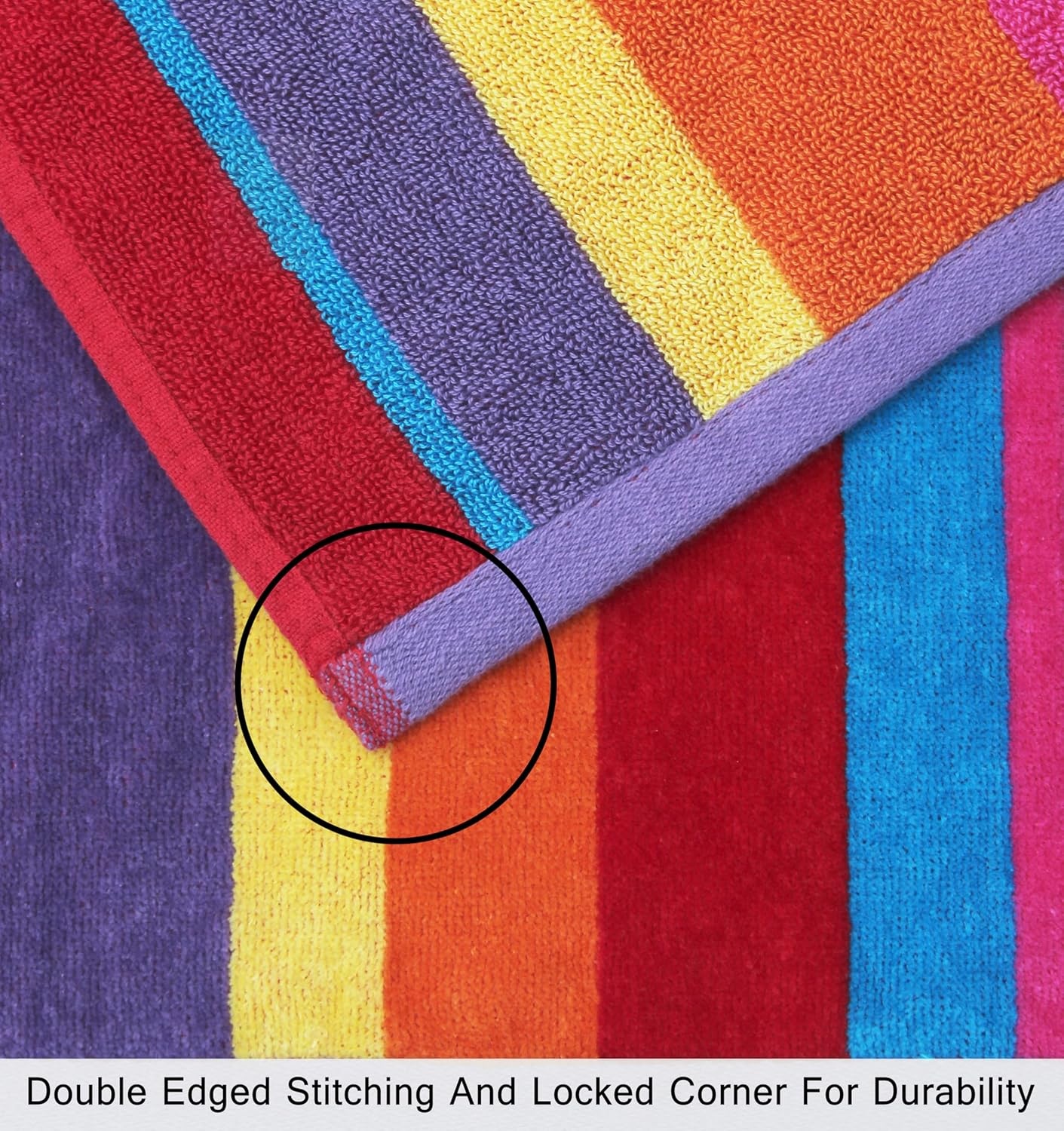 image:imageCOTTON CRAFT Oversized Beach Towel 2 Pack 35 x 70 inches XL Beach Towel 100 Cotton Velour Big amp Huge Thick Plush 450 GSM Super Soft Luxury Towel Pool Picnic Bath Cabana Stripe NavySummer of Siam