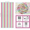 COTTON CRAFT Oversized Beach Towel – 2 Pack 35 x 70 inches XL Beach Towel – 100% Cotton Velour – Big & Huge – Thick Plush 450 GSM Super Soft Luxury Towel – Pool Picnic Bath – Cabana Stripe Navy(Pink Multi)
