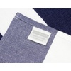 COTTON CRAFT Pool Lounge Chair Cover – 2 Pack – Soft Absorbent 100% Cotton Stripe Dobby Terry Towel Chaise Lounge Beach Chair Cover – Oversized 32 W x 82 Length x 7 inch Pocket – Blue(Navy White)